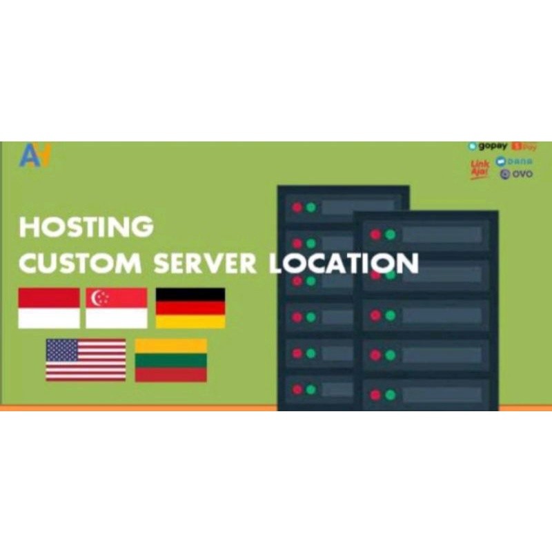 Hosting + Free domain/Tahun [Custom Server Location] [BISA DIPERPANJANG]