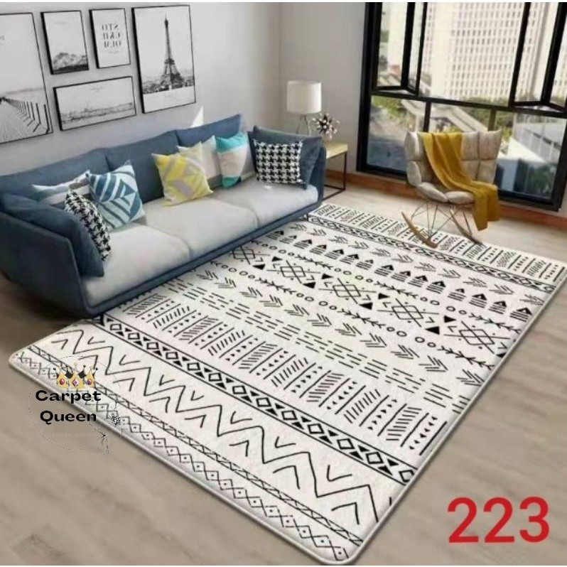 Karpet Lantai Import Eropa Polyester 100x150 Cm