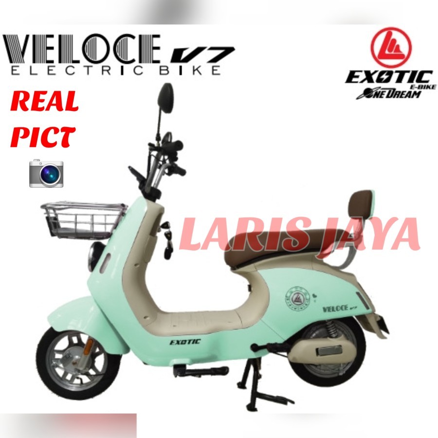 SEPEDA LISTRIK EXOTIC VELOCE V7 SEPEDA LISTRIK MODEL TERBARU EXOTIC VELOCE V7