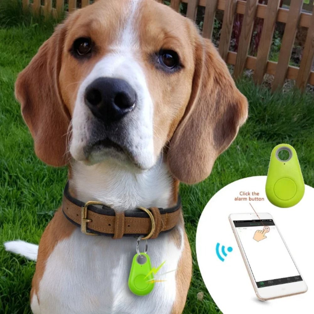 Portable Pet Bluetooth GPS Tracker Plastic Anti-lost Mini Pet Locator Wireless Tracker Bluetooth 5.0