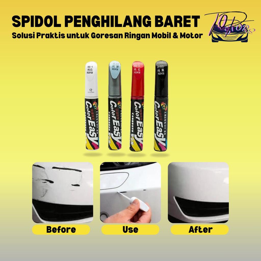 SPIDOL PENGHILANG BARET & LECET BODY MOTOR MOBIL - COLOR EASY CAT SPIDOL PENGHILANG LECET CAT - WARN