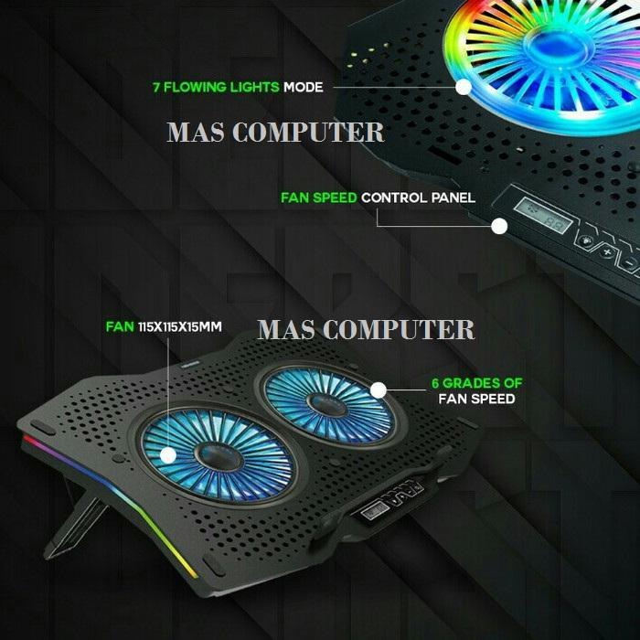 Cooling pad NYK X6 THUNDERSTROM NYK NEMESIS X6 Gaming Cooling pad RGB