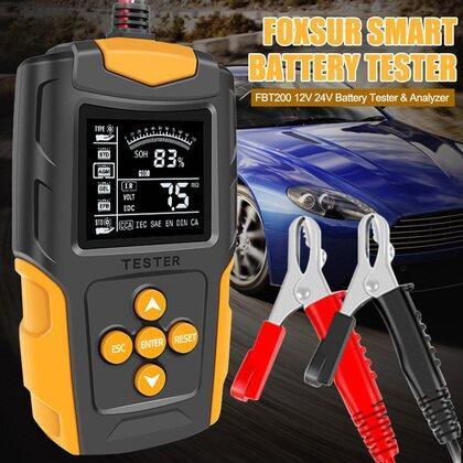 Tester Aki Kendaraan Portable Battery Tester 200Ah with LCD FBT-200