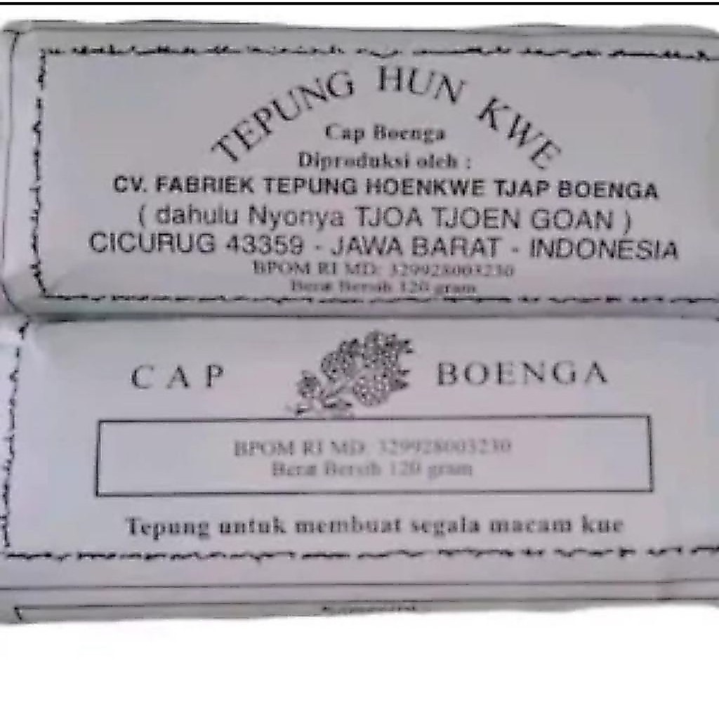 Tepung hunkwe cap boenga bunga original