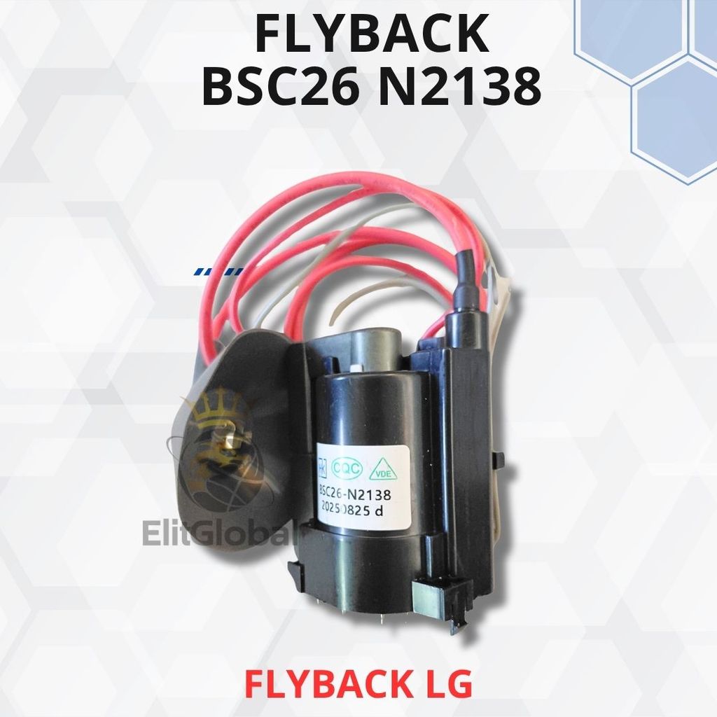 Flyback Pengganti TV LG Rusak Matot BSC26 N2138 FBT TV Tabung 29 Inch Pearl Black Universal