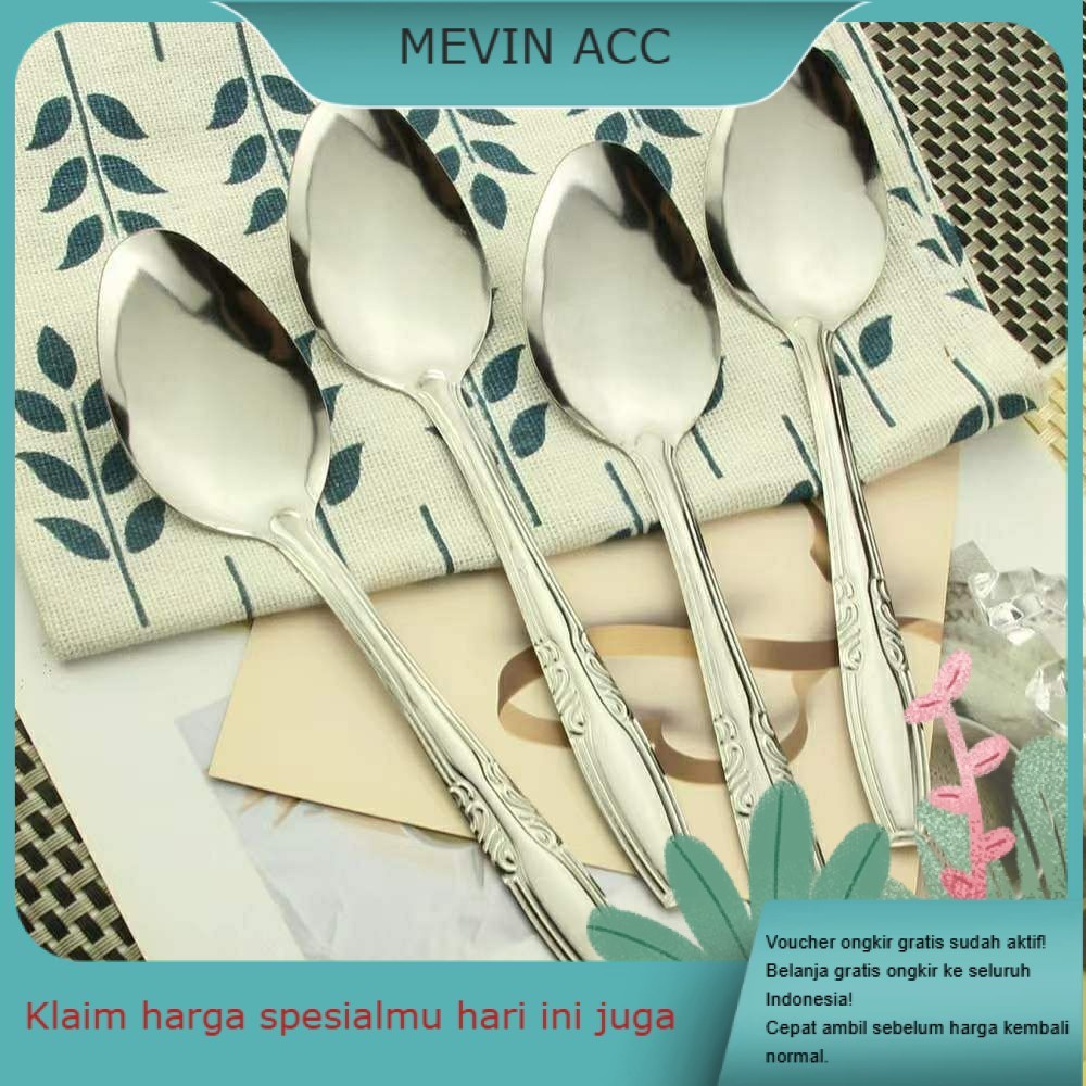 MR221 1 LUSIN Sendok Makan stainless tebal makan stainless sendok tebal