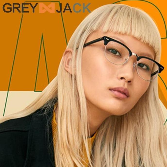 Donna- Kacamata Frame/ Kacamata Minus / Kacamata Pelajar / Grey Jack 1108