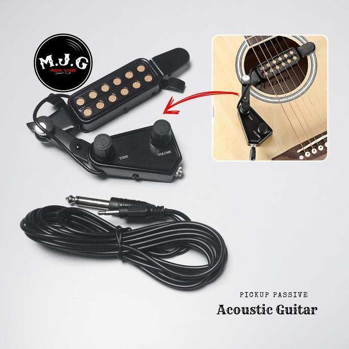 Pickup preamp gitar akustik premium P-011 clean string