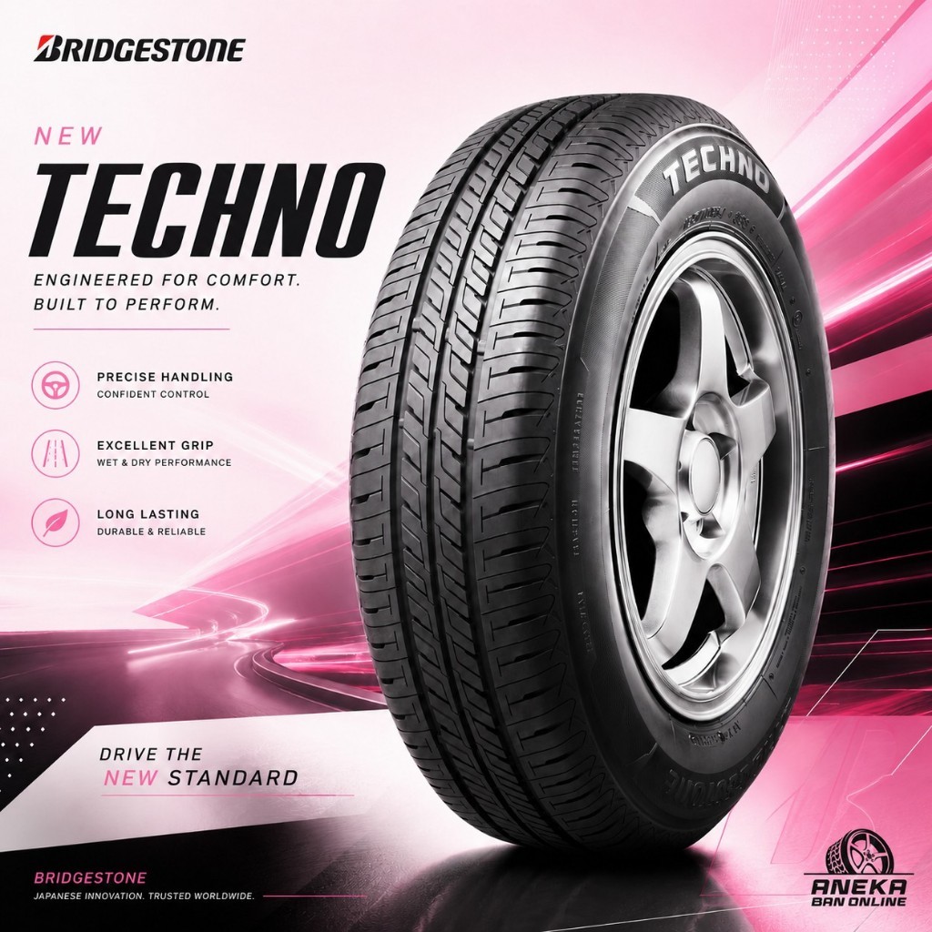 Bridgestone New Techno 185/55 R15 Ban Mobil Brio RS