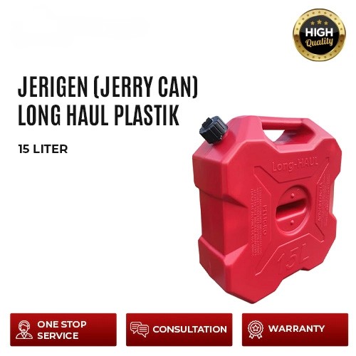 Jerigen (Jerry Can) Long Haul Plastik - 15 Liter