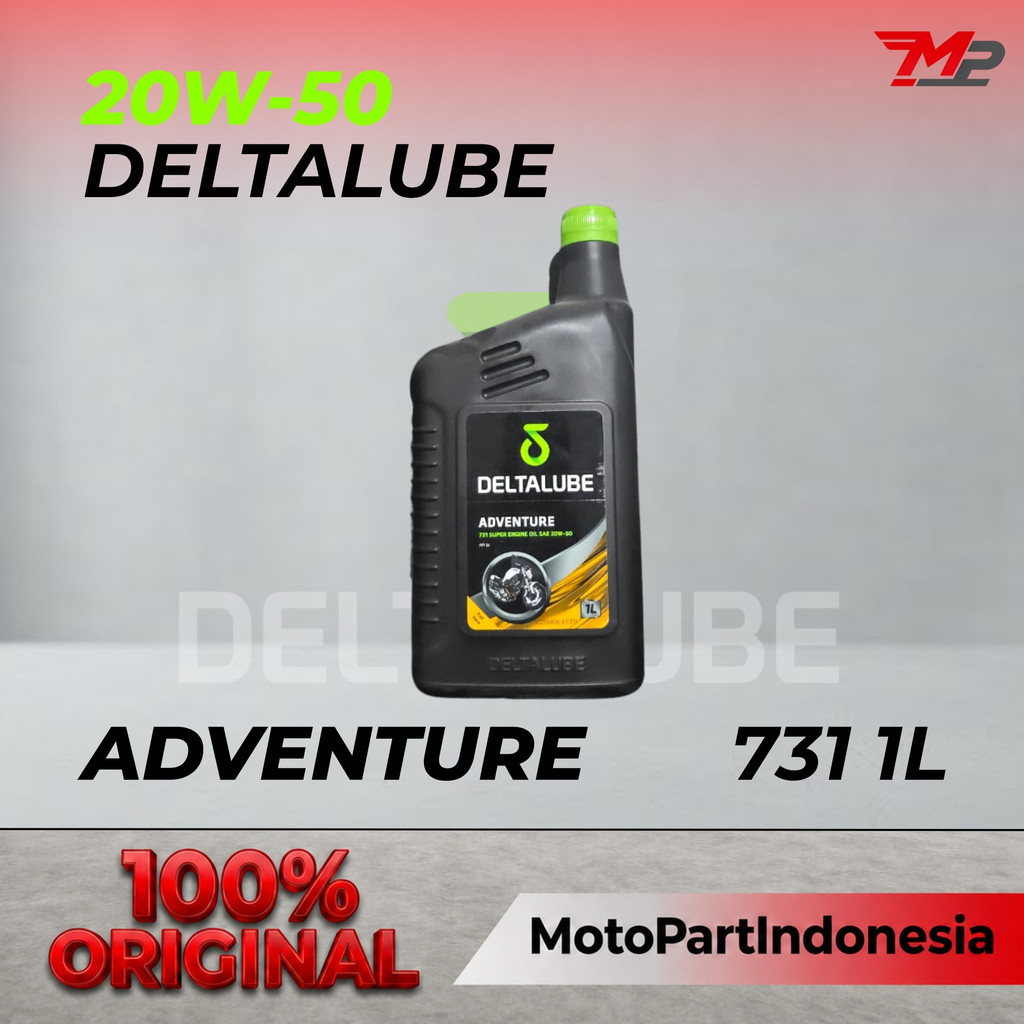 [ORIGINAL DELTALUBE] Oli Mesin Deltalube Adventure 731 Super 20W-50 (1L / 1 Liter)