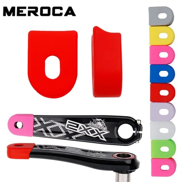 Foto Cover Crank Guard Pelindung Crank Arm Pedal Protektor protector silikon sepasang