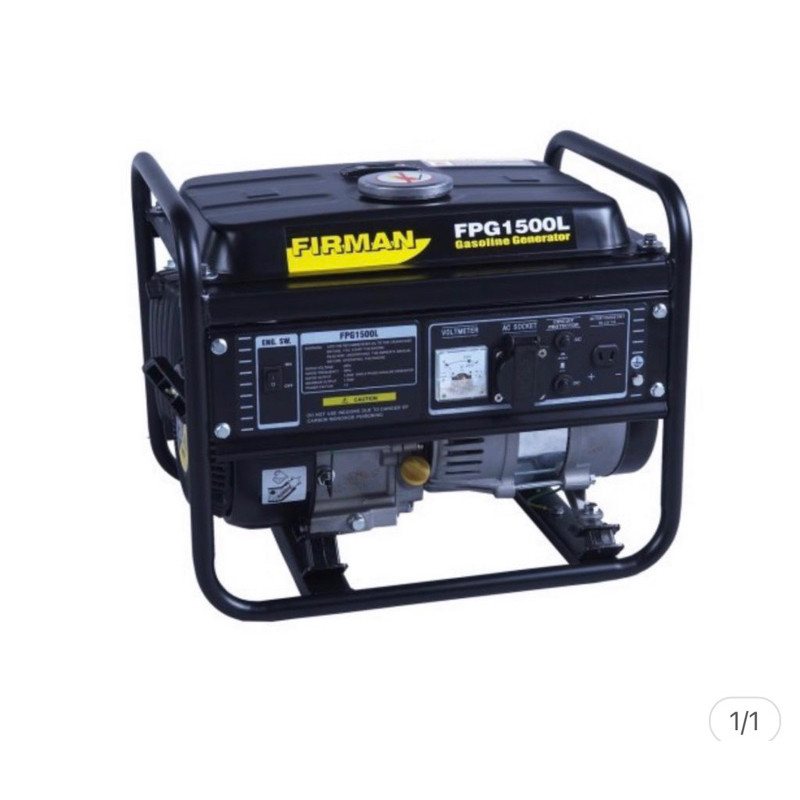 GENSET GENERATOR FIRMAN FPG1500 1kw .