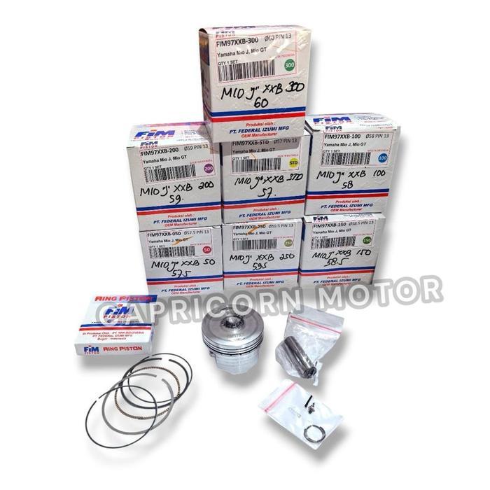 Piston Kit MENTAH CUSTOM 68.5 69 69.5 PEN 13 FIM91XB FIM IZUMI MENTAHAN - 68,5 PEN 13