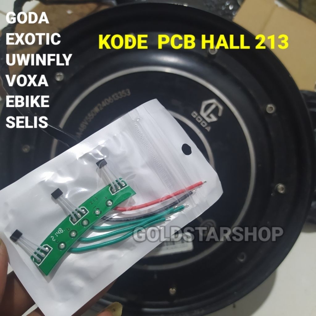 HALL SENSOR DINAMO BLDC SEPEDA LISTRIK GODA EXOTIC UWINFLY VOXA EBIKE KODE HALL 213