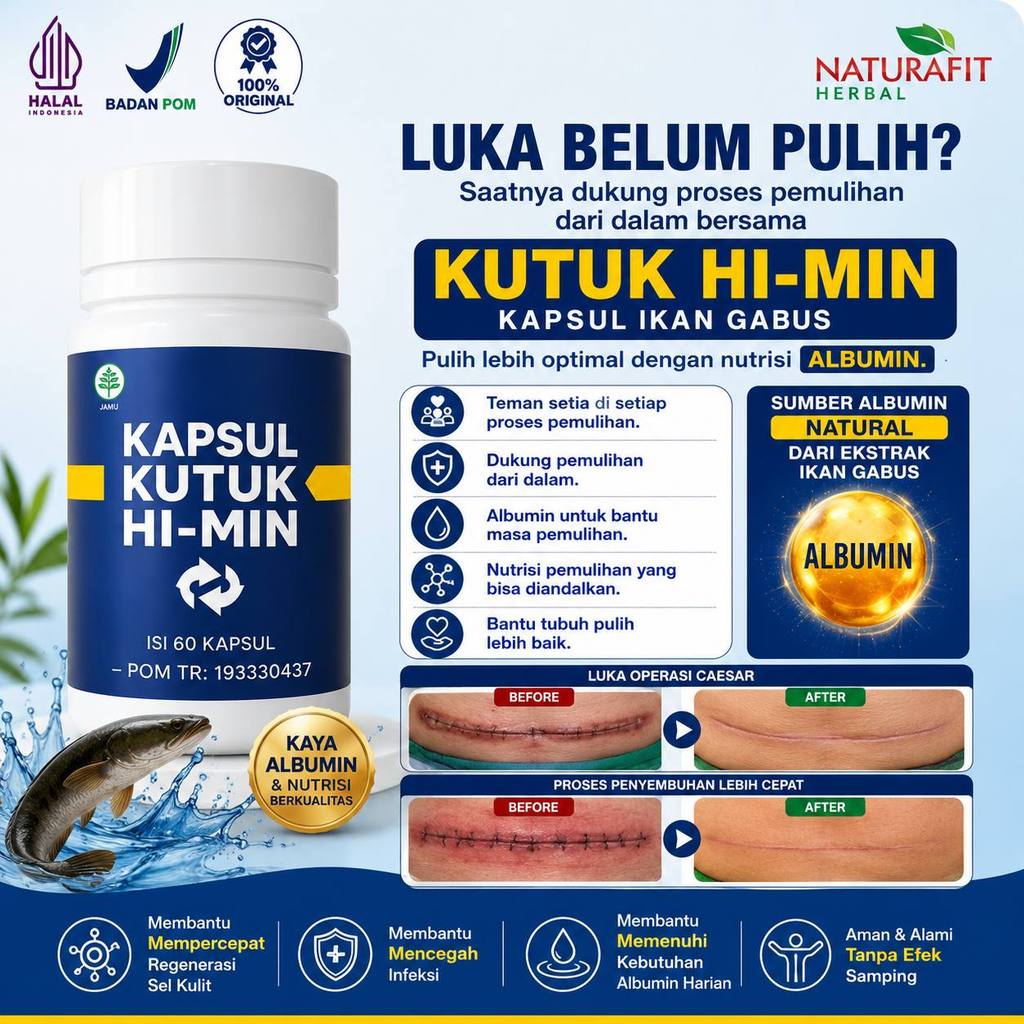 KUTUK HIMIN HI-MIN 60 Kapsul Protein ALBUMIN
