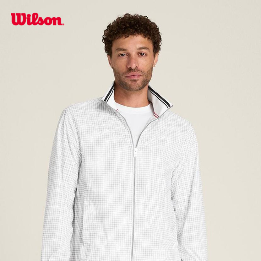 Wilson Men Grand Slam Jacket Bright White - WM00579531ZAE