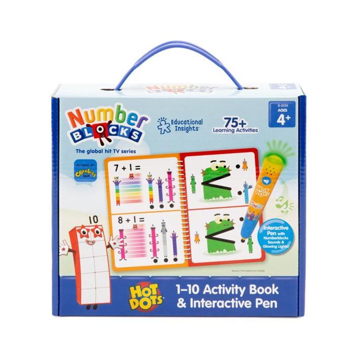 Educational Insights Hot Dots Numberblocks Activity Book & Interactive Pen, Interactive Learning Boo
