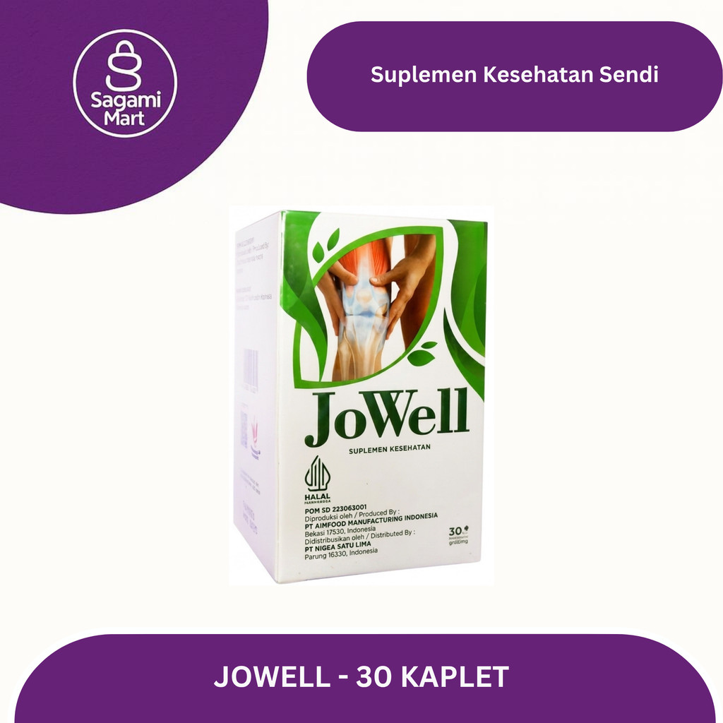 JOWELL BOX ISI 30 KAPSUL |  Membantu Menjaga Kesehatan Sendi