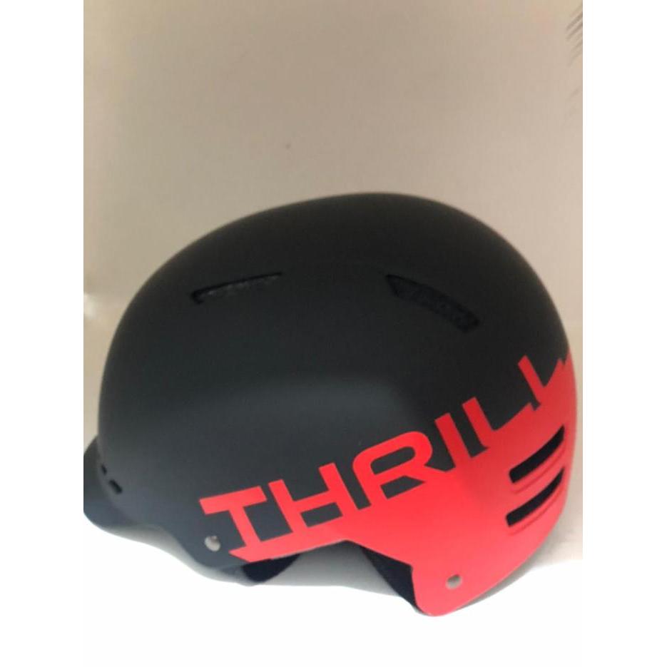 HELMET SEPEDA GUNUNG LIPAT THRILL URBAN SIZE L HITAM MERAH