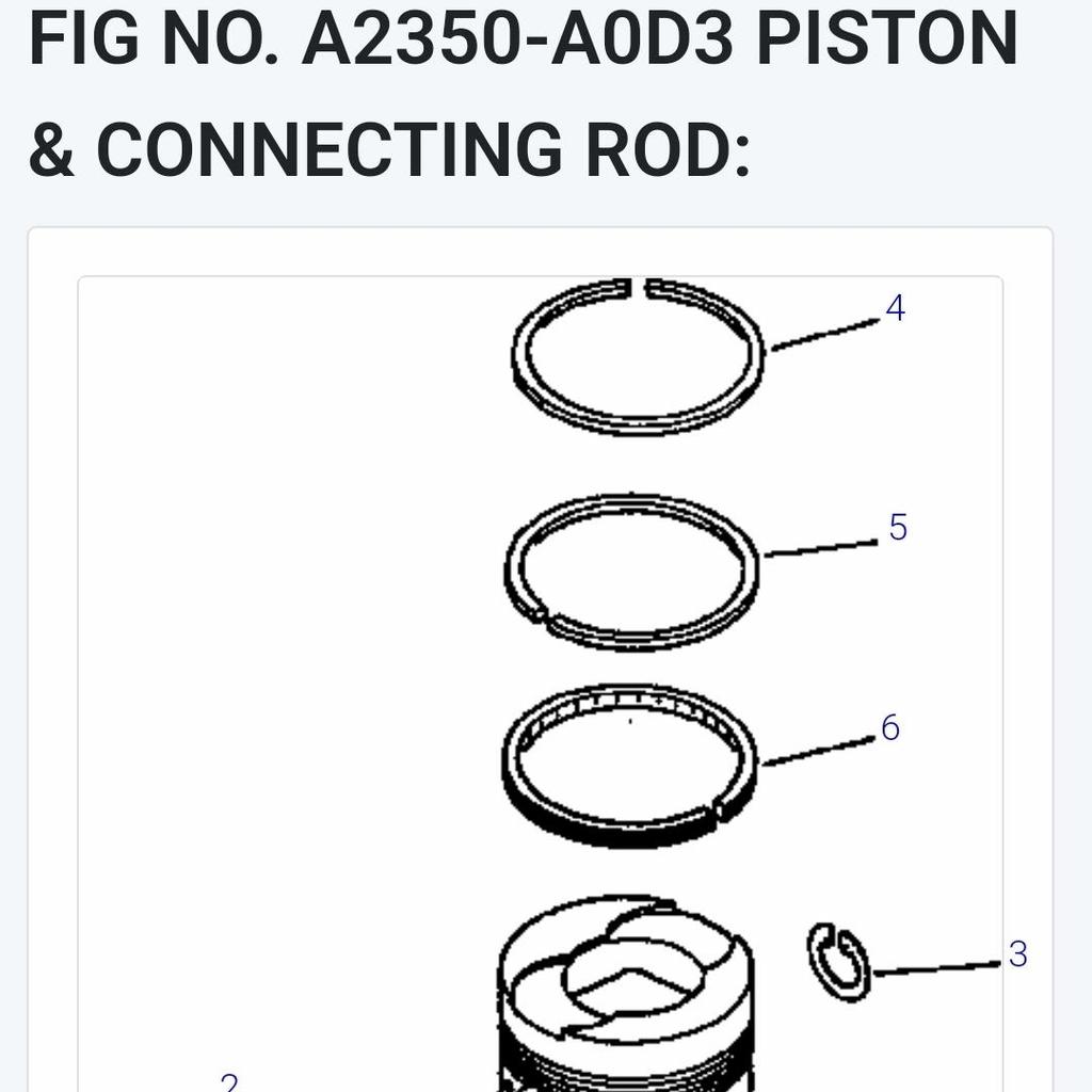 6209-31-2400 RING PISTON 6D95L