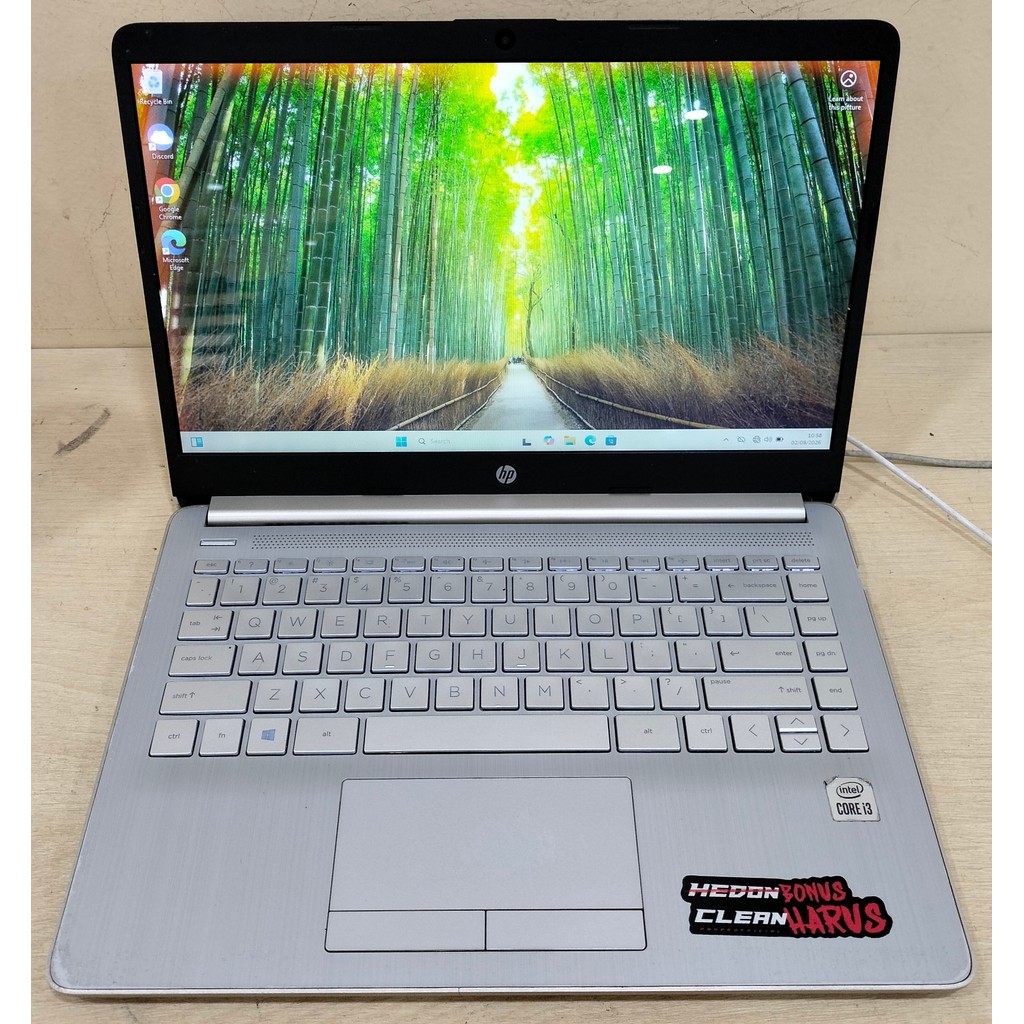 HP Laptop 14s-cf2518TU Intel Core i3-10110U Ram 4/128 GB (OJDW)