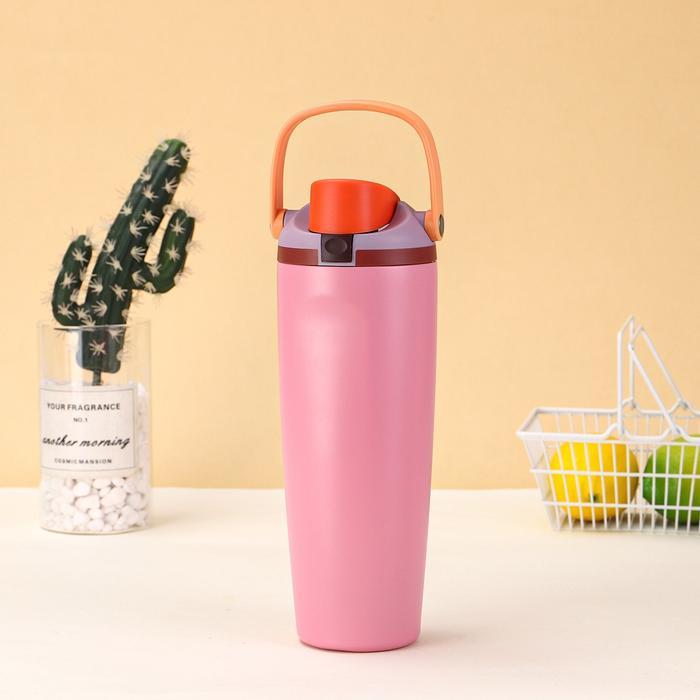 Handy Tumbler Tumblr Stainless Botol Minum 900ml Steel Travel Vacuum With Handle 40oz Tahan Panas Di