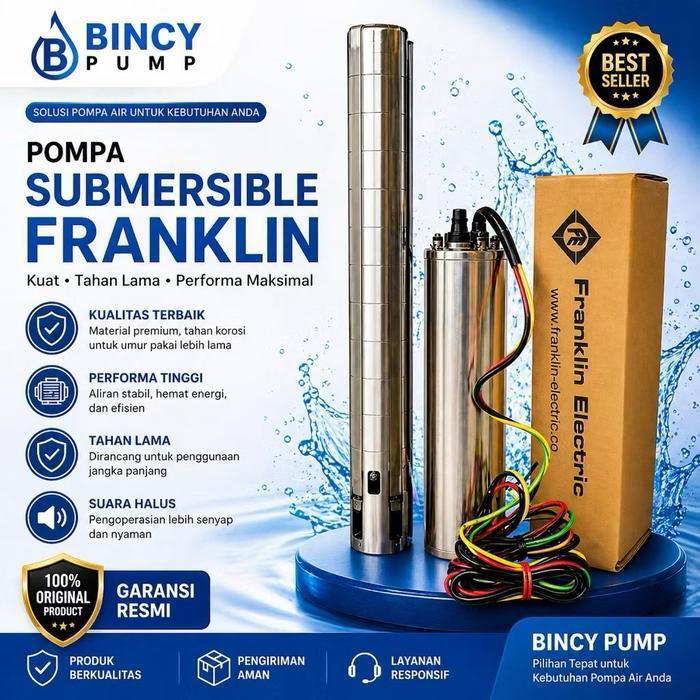 POMPA SATELIT FRANKLIN 5.5HP 3PHASE 4SP8/25 SUBMERSIBLE PUMP FRANKLIN - POMPA ONLY - POMPA ONLY