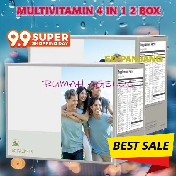 [PROMO] Nu Skin Pharmanex Lifepak 1 Box (60 Sachet) - Suplemen Multivitamin & Antioksidan Daya Tahan