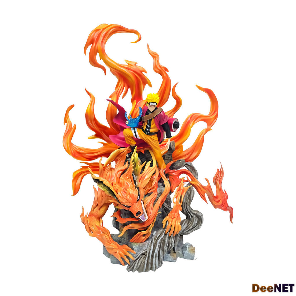 Naruto Uzumaki x Kurama Naruto Shippuden 41cm Action Figure PVC D-XAC034