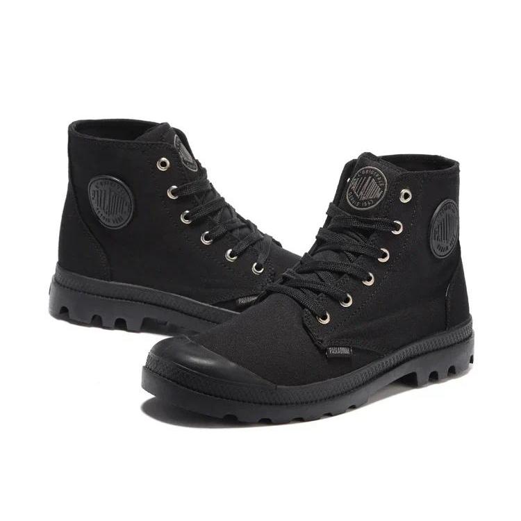 Original Outdoor PALLADIUM Pampa Classic Canvas Shoe Ankle Botas Cowboy Sneakers Boots Fashion Canva