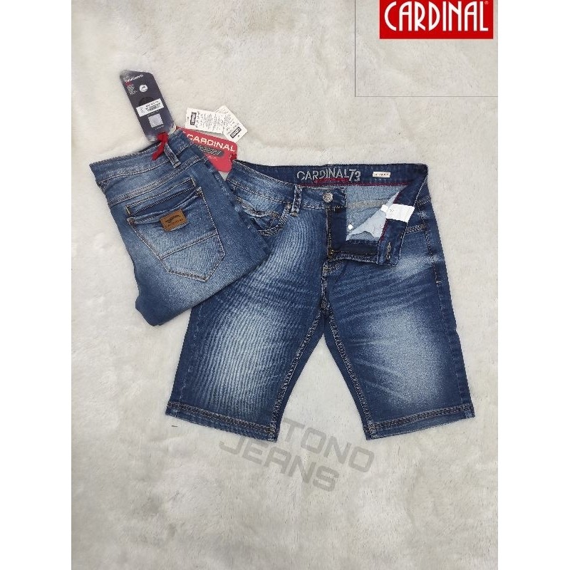 CARDINAL  size 27-44 ( 100% ORIGINAL ) CELANA PENDEK JEANS PRIA  / CELANA PENDEK JEANS CARDINAL / CE
