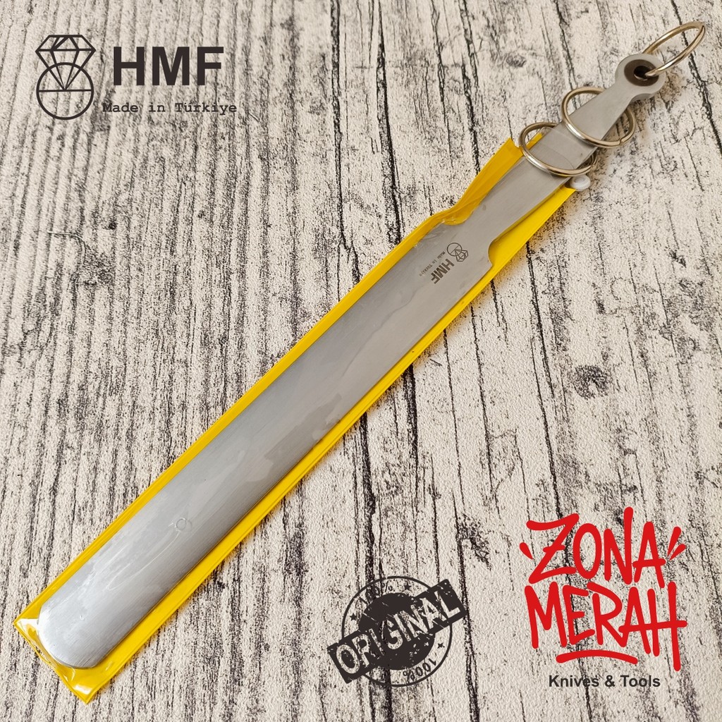 Sharpening steel pengasah pisau balkan steel hmf 25 cm oval made in turki original