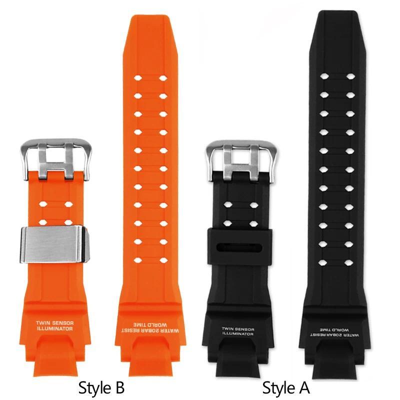 For Casio GA-1000 GA-1100 GW-A1000/1100/4000 Rubber Watchband Silicone Outdoor Sports Watch Bracelet