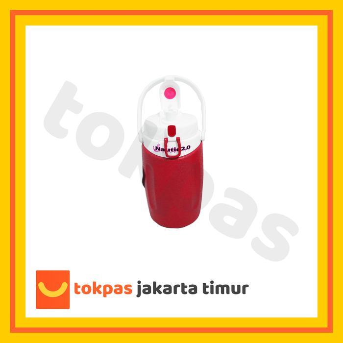 Termos Nautic 2 Liter Lion Star D 34 Drink Jar Tahan Dingin Alat Gelas Vacuum - Merah