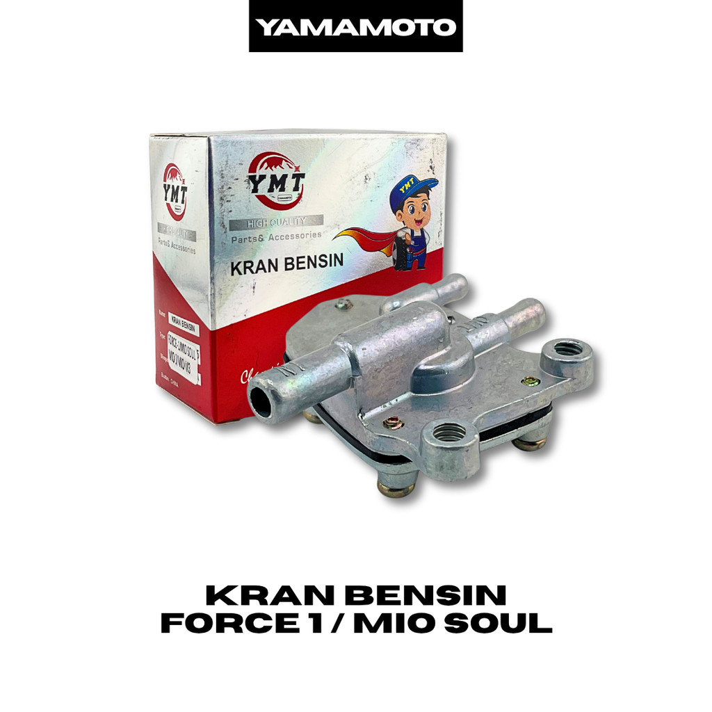 KRAN BENSIN Y- FORCE 1 / MIO SOUL / MIO J / MIO M3 YAMAMOTO - KERAN MEMBRAN FUEL COCK BERKUALITAS AW