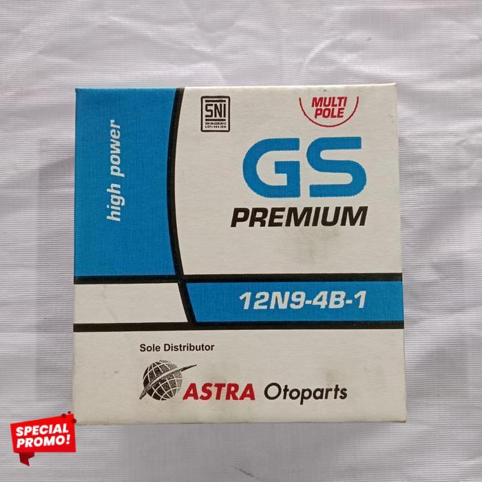 AKI GS PREMIUM 12N9 4B1M (THUNDER 125, PULSAR, VIAR)