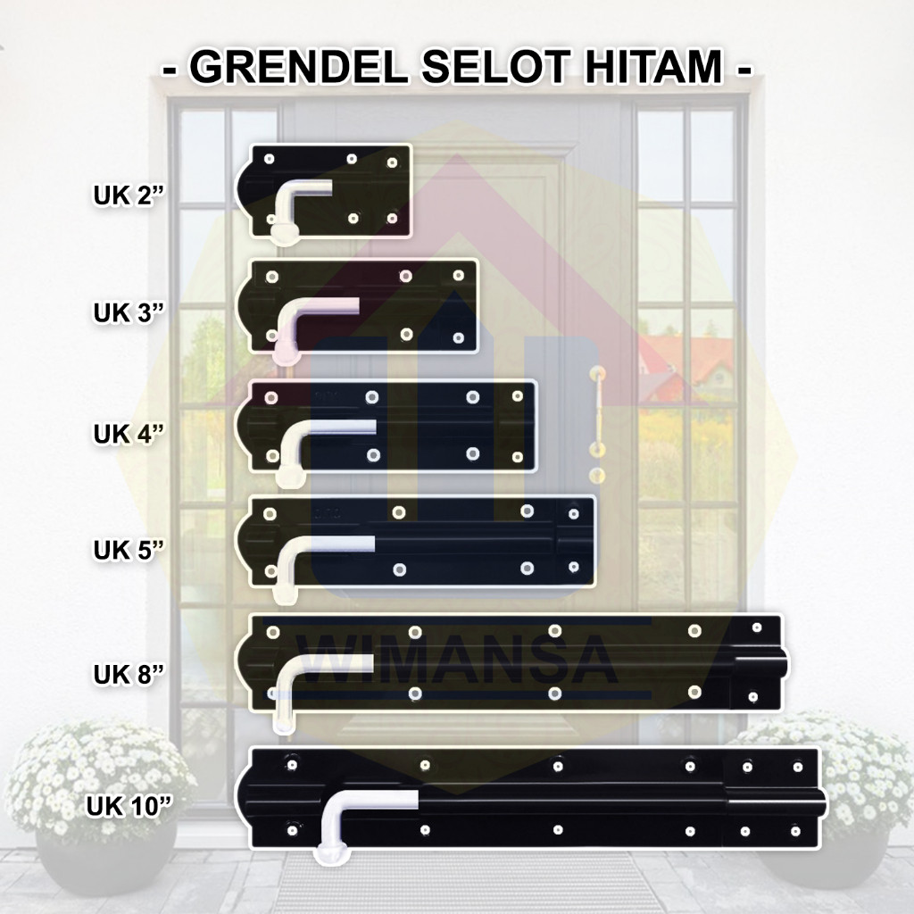 Grendel Hitam - Selot Pintu