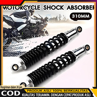 2 Pcs Shockbreaker Belakang Motor 310mm Universal Kualitas Racing Peredam Kejut Beban Berat