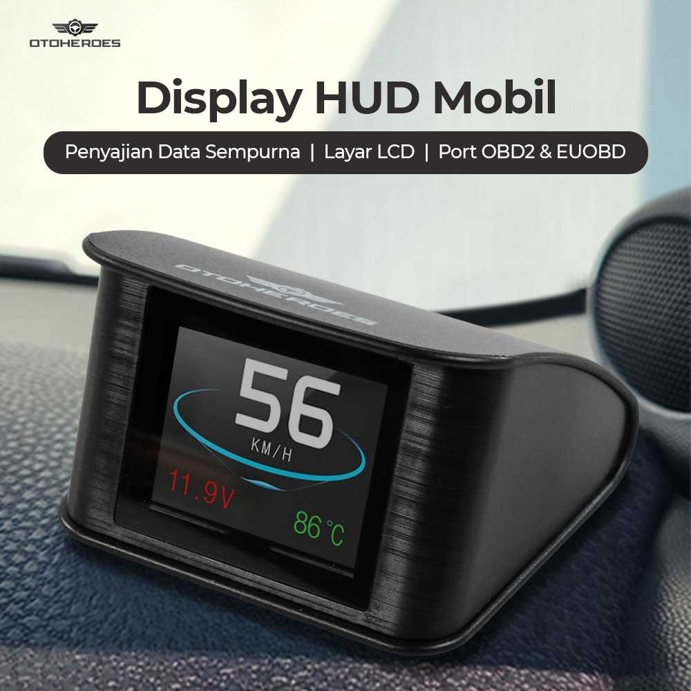 A.H - OTOHEROES Display HUD Mobil OBD2 On-board Computer Speedometer - P10