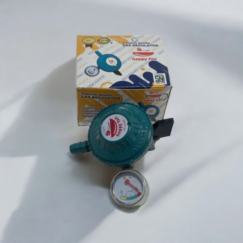 (FYA) Regulator Meter ( HAPPY FUN ) Kepala Regulator Tanpa selang Aksesoris Regulator Gas