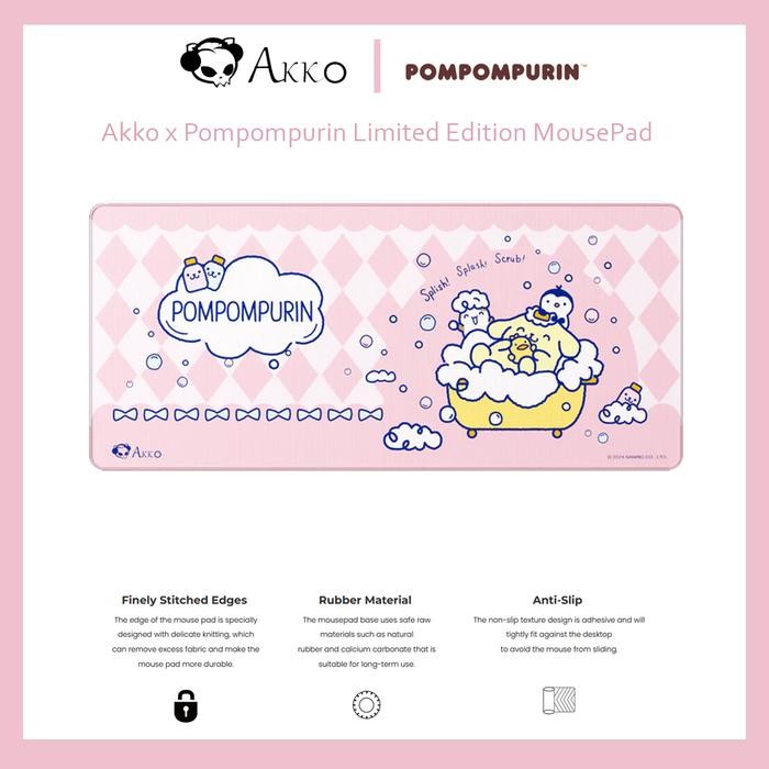 Akko pompompurin MousePad - Akko x pompompurin Limited-edition mousepad