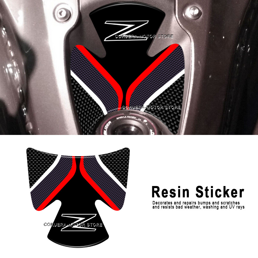 For Kawasaki Z900 Z 900 Motorcycle Accessories 3D Resin Sticker Area Key Ignition Protective Sticker