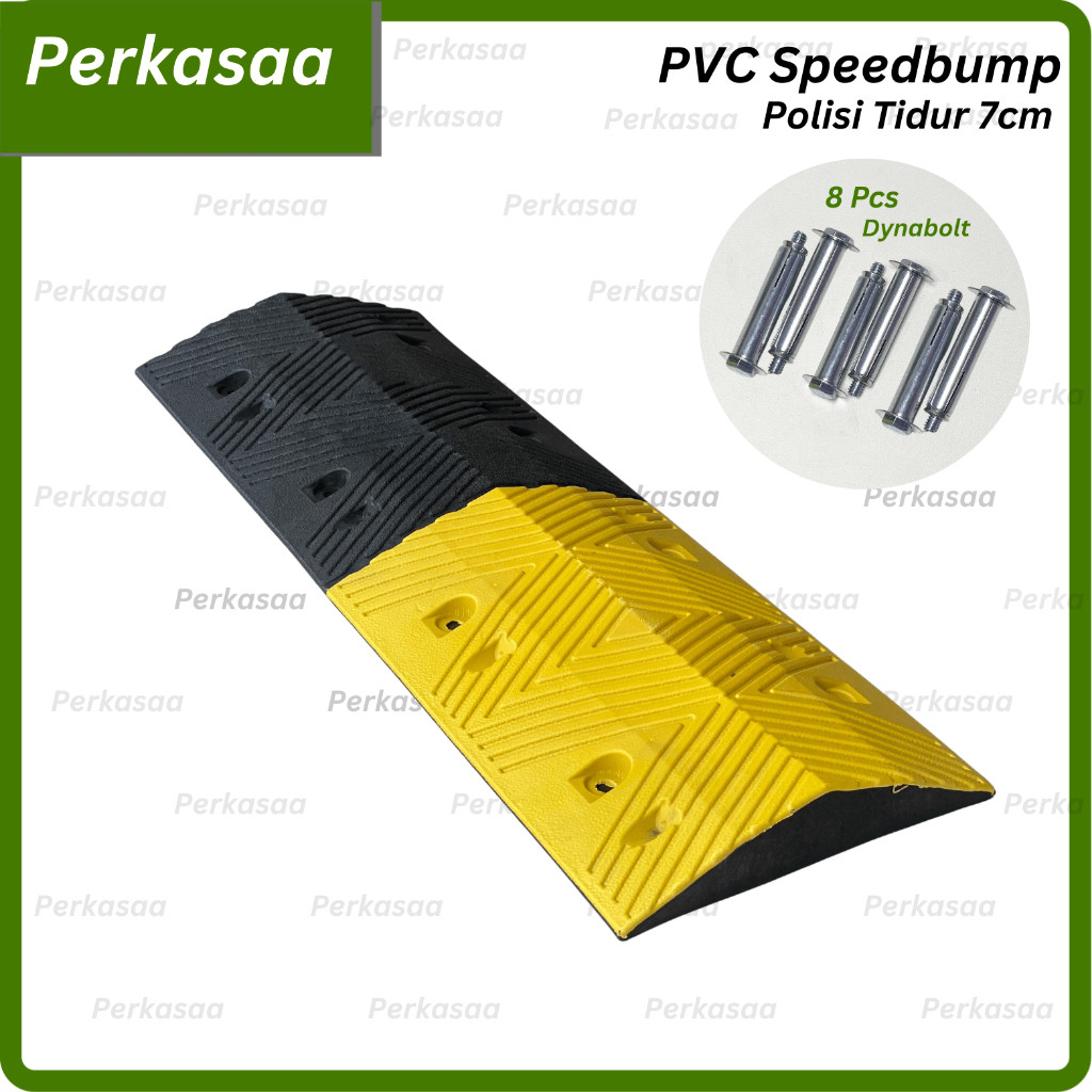 Polisi Tidur 7cm / Speedbump PVC Rubber Parkiran