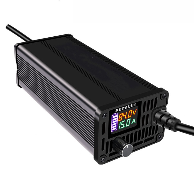 10A 15A 24V 48V 58.4V 72V 60V 84V Li-ion Lifepo4 Lithium Battery Charger Curren Adjust 13S 54.6V Fas