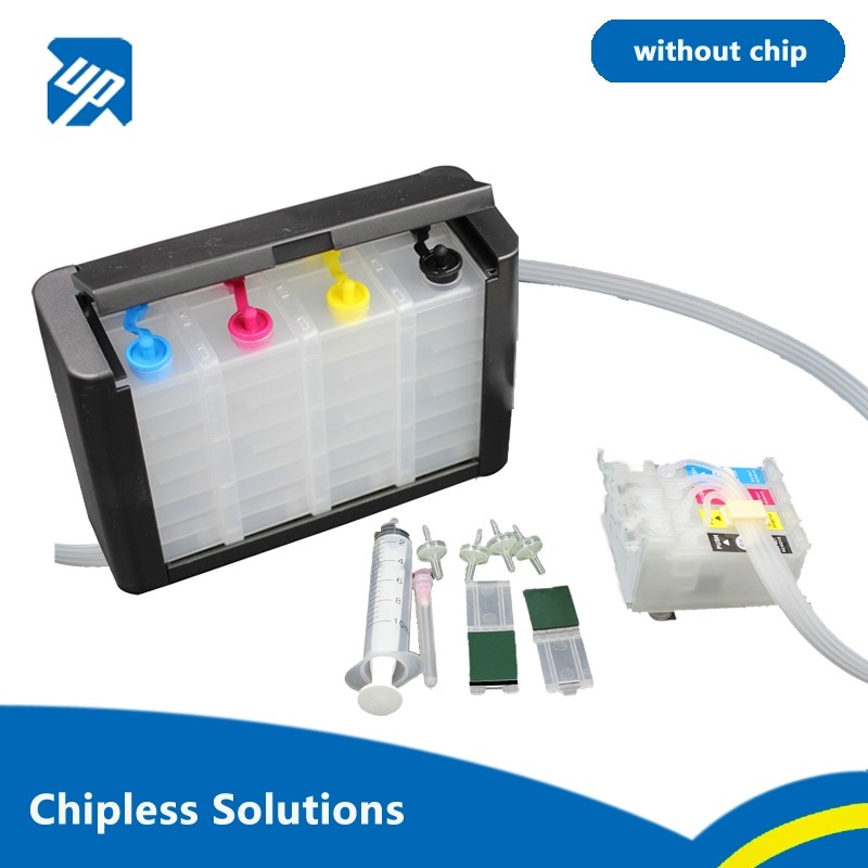 Empty Ink Supply System CISS for Workfore WF-3720 WF-3721 WF-3723 WF-3725 WF-3730 WF-3733 PX-M680F W