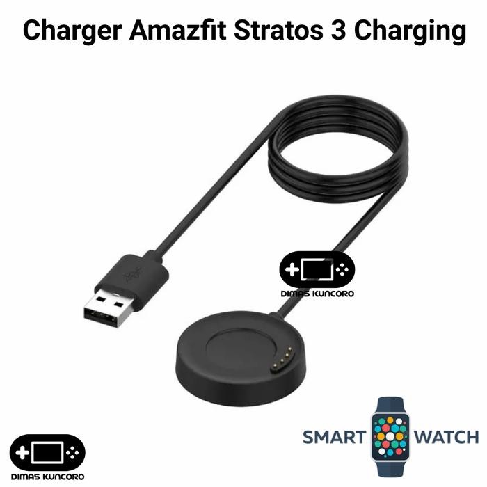 Charger Amazfit Stratos 3 Charging Kabel Huami A1928 USB Smartwatch - Stratos 3
