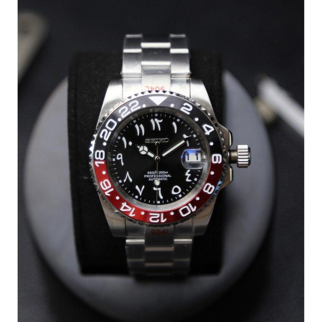 Seiko Submariner Arabic Coke NH35 Automatic