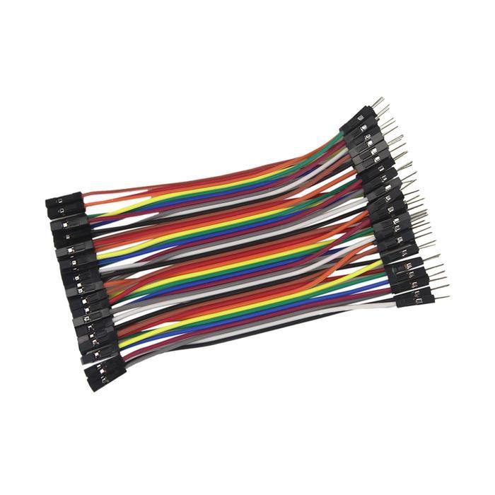 Kabel jumper Male Female 10cm Kabel Pelangi 10cm Male-Female Jumper wire Dupont cable for arduino 10