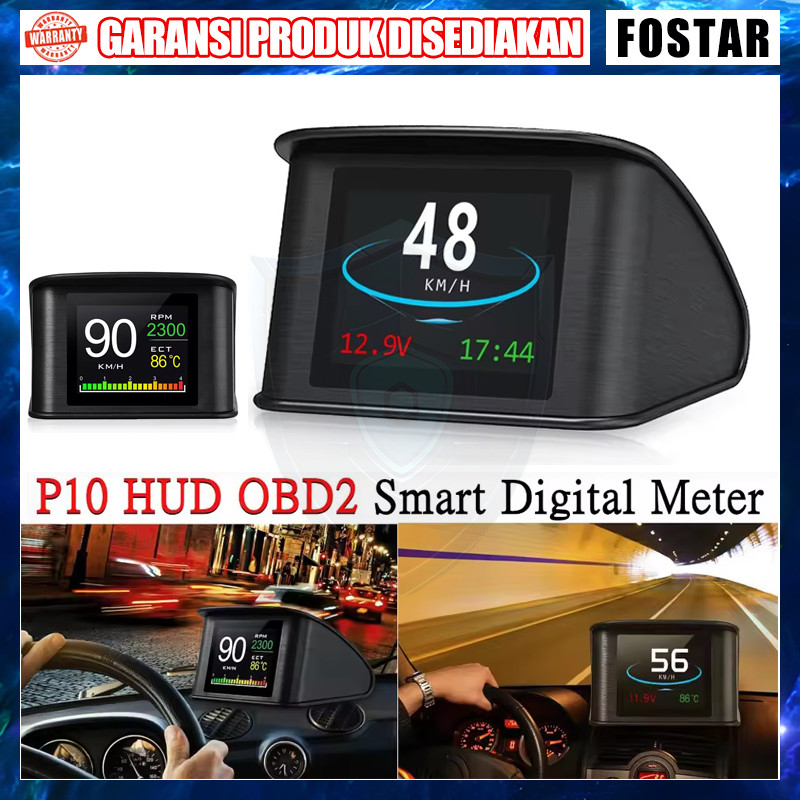 OBD HUD P10 Car OBD2 Head Up Display HUD On Board Computer Smart Digital Overspeed Alarm
